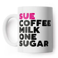 Personalised How You Take Your Drink Mug